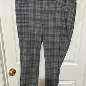 Women’s Gray Plaid Pants